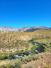 Mystical and beautiful river in Los Andes, Argentina.