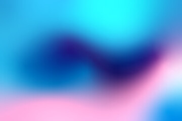 Abstract liquid like gradient background wallpaper with blue, pink, and dark blue color.