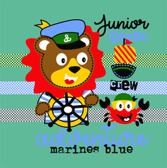 Junior Lion Marine Vector Design