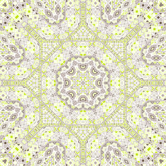Abstract seamless pattern with geometric elements structure.