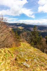 Frühlingswanderung durch den Thüringer Wald bei Floh-Seligenthal - Thüringen - Deutschland