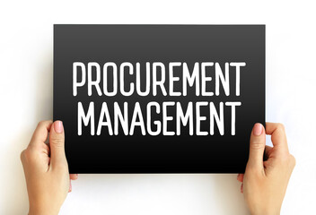 Procurement Management is the strategic approach to managing and optimizing organizational spend,...