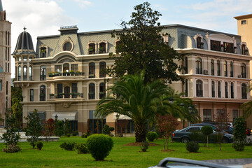 Obraz premium Fragment of beautiful building, Batumi