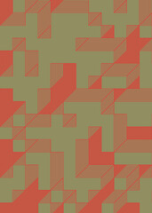 Implementation of Edward Zajec’s “Il Cubo” from 1971. Essentially a Truchet tile set of 8 tiles and rules for placement art illustration