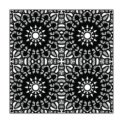 Mandala seamless pattern floral ornament.