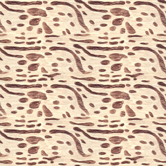 Animal print Hand draw tiger pattern