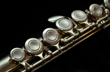 Obraz premium Querflöte - Detail