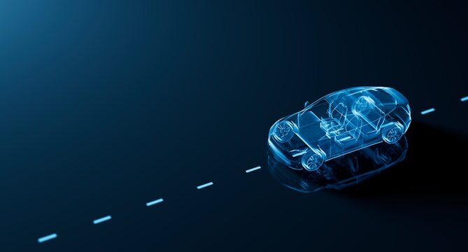 Driver less autopilot vehicle with lidar autonomous self driving technology	
