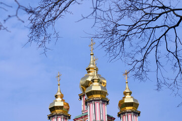 Fototapeta na wymiar Trinity Sergius Lavra, Sergiev Posad, Russia. UNESCO World Heritage Site.