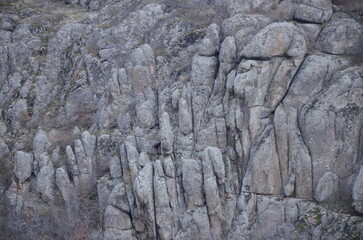 formation in the mountains