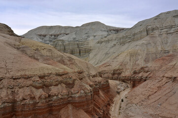 Kazakhstan.The Altyn Emel National Park, Aktau mountain.