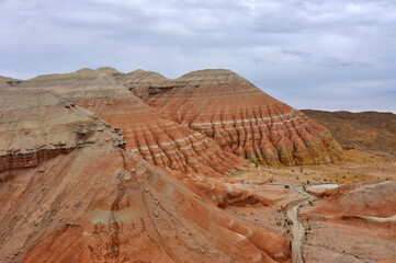 Kazakhstan.The Altyn Emel National Park, Aktau mountain.