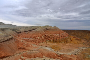 Kazakhstan.The Altyn Emel National Park, Aktau mountain.