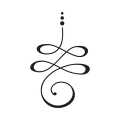unalome, life path symbol, svg