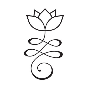 unalome, life path symbol, svg