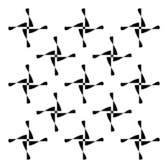 Blast Star Abstract Flat Icon Isolated On White Background