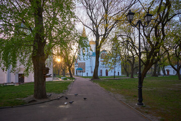 Building of Spaso-Preobrazhenski Cathedral in Chernihiv, Ukraine	