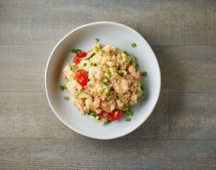 plate of risotto