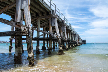 pier in the sea