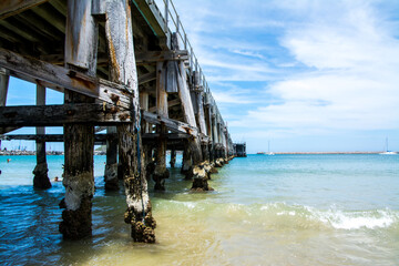 pier in the sea