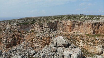 rocks in the mountains