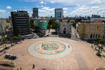 Aerial view of the 