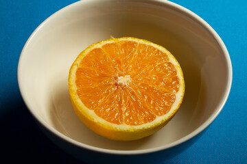 orange in a bowl