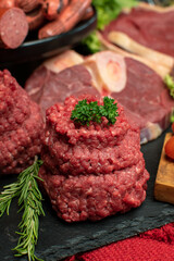 raw ground meat