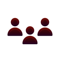 community gradient logo design template icon