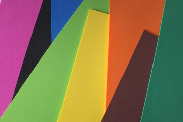 Colored paper surfaces, abstract pattern ...
