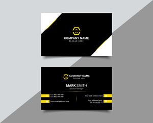 Multipurpose Creative corporate business card design Template Double side with professional Elegant
