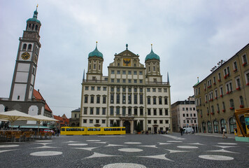 ロマンチック街道のアウクスブルク市庁舎