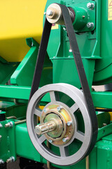 Image belt drive. Row planter.
