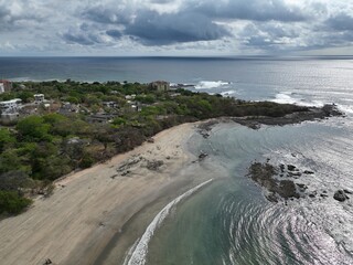 Aerial view of Tamarindo in Guanacaste, Costa Rica