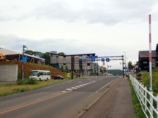 Fototapeta na wymiar Niseko city in Hokkaido, Japan