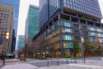 Business city of Tokyo, Japan