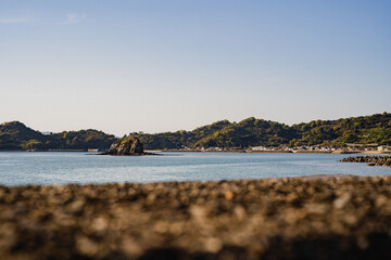 Fototapeta premium 愛媛県 松山市 興居島 瀬戸内海の島