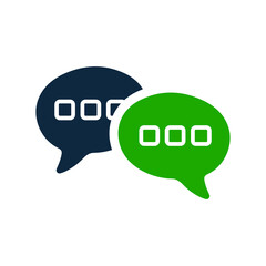 Feedback, chat, communication icon. Simple vector sketch.