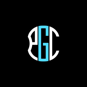 PGC letter logo creative design with vector graphic