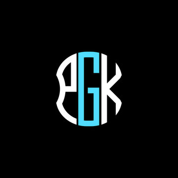 PGK letter logo creative design with vector graphic