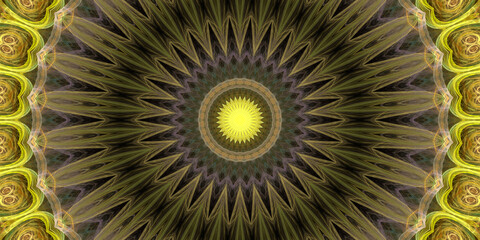 Fraktal Welt digital Hintergrund kreis 10000 x 5000