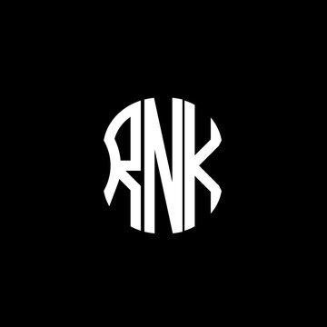 RNK letter logo creative design with vector graphic