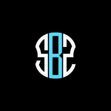 SBZ letter logo creative design with vector graphic