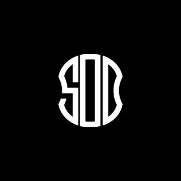 SOD letter logo abstract creative design. SOD unique design	