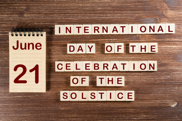 International Day of the Celebration of the solstice