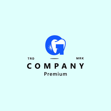 Letter G Dental Logo Design. Editable and unlimited resize.