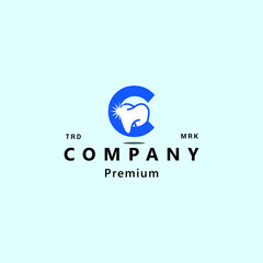 Obraz premium Letter C Dental Logo Design. Editable and unlimited resize.