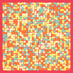 Offset Quads generative art background art illustration