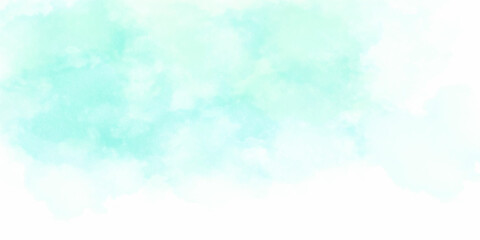 Abstract watercolor hand painted background and Blue watercolor background and Aquarelle hand painted paper textured canvas for vintage design, invitation card, template. Sky shades blue color.