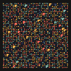Offset Quads generative art background art illustration